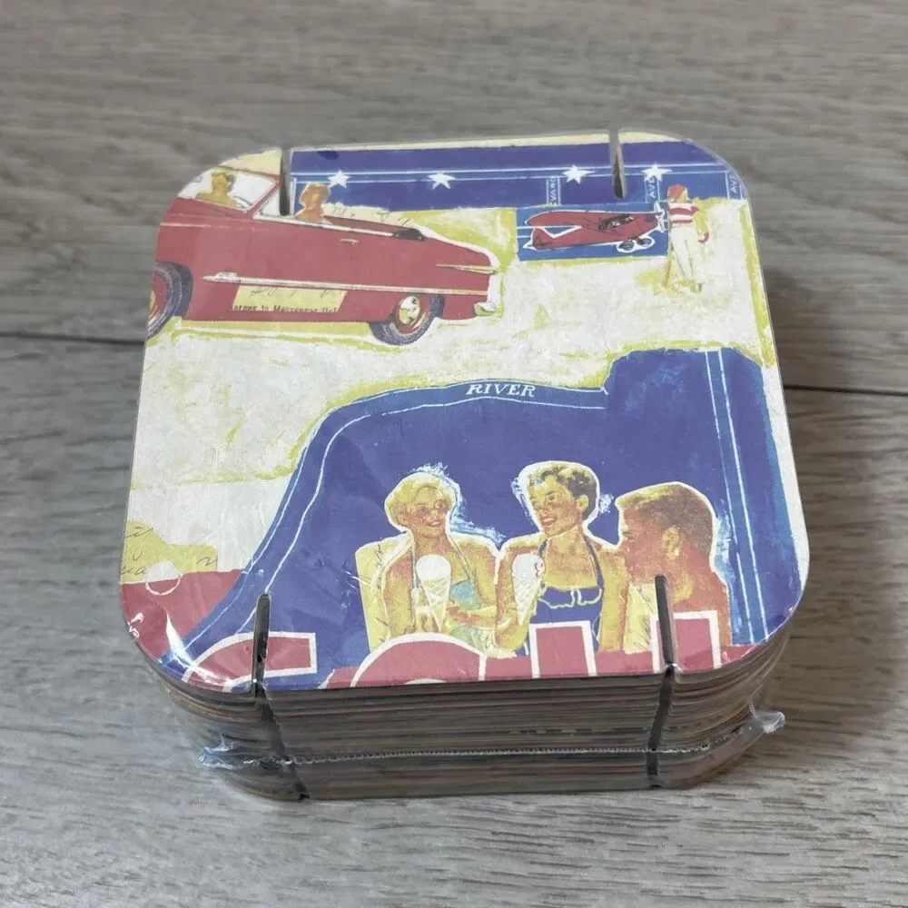 Fossil 25 Years A Vintage Revival 35 Unique Coasters NOB